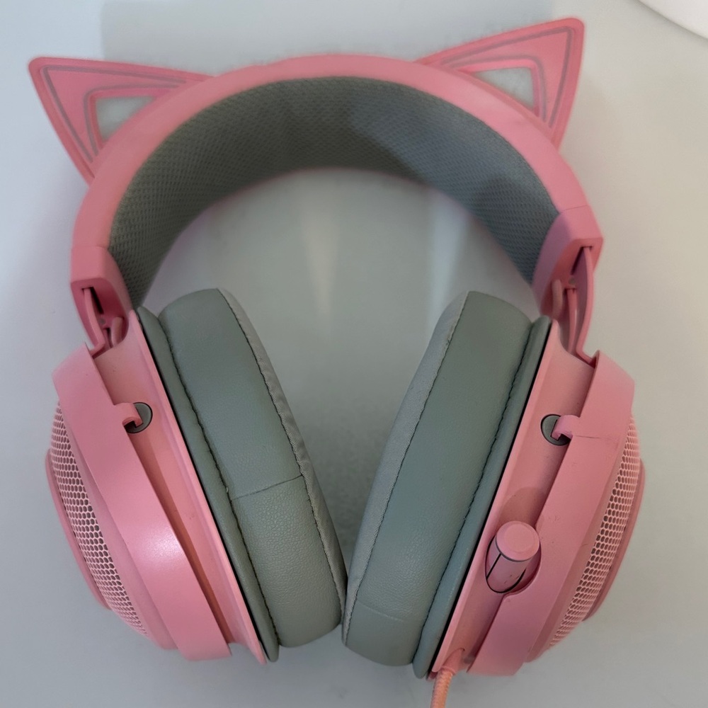 Razer Pink Cat Ear Headphones